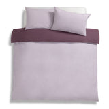 Habitat polycotton purple reversible bedding set double, UK version