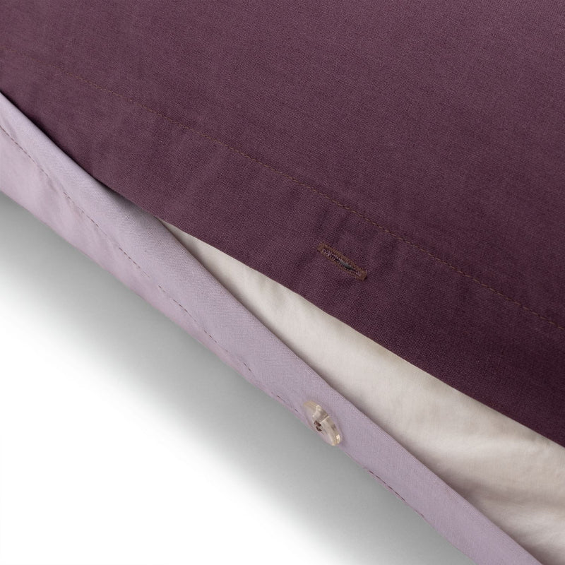 Habitat polycotton purple reversible bedding set double, UK version