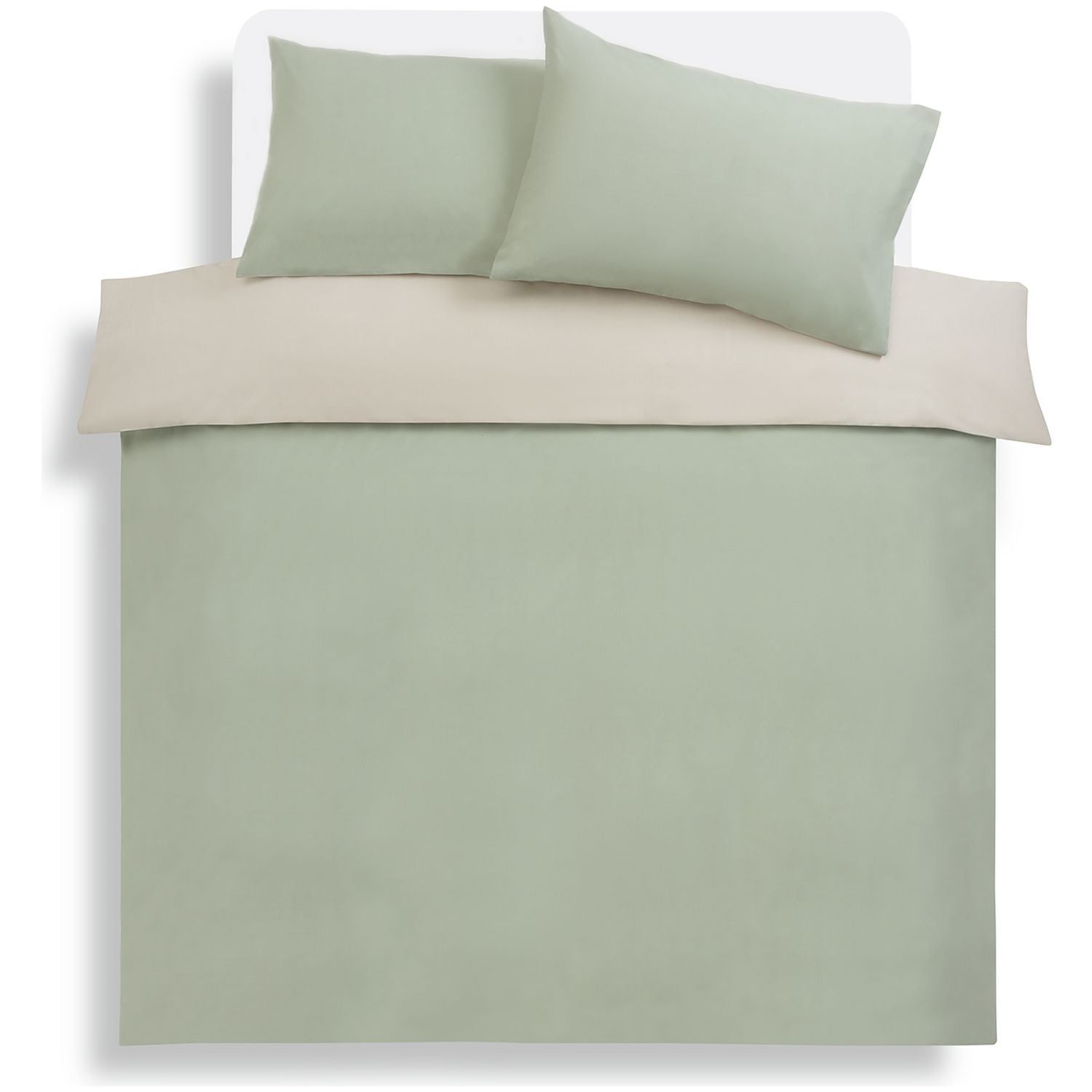 Habitat green reversible bedding set king size, UK version