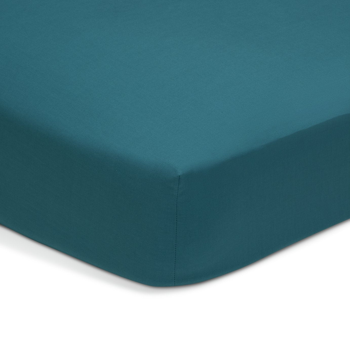 Habitat petrol blue fitted sheet king size, UK version