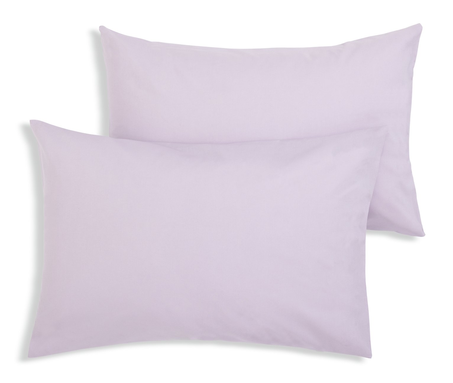 Habitat lilac polycotton pillowcase pair 50x75cm, UK version