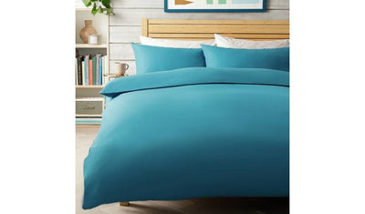 Argos Habitat Cotton Rich 180 TC Petrol Bedding Set King size- Buy online at McGrocer