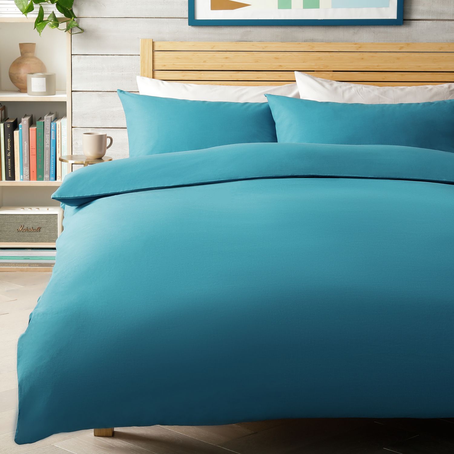 Habitat petrol blue single bedding set, UK version