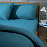 Habitat petrol blue fitted sheet double, UK version