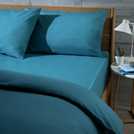 Habitat petrol blue fitted sheet double, UK version