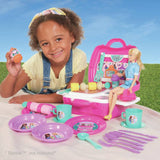 Barbie glamping kitchen compact carry case - British product