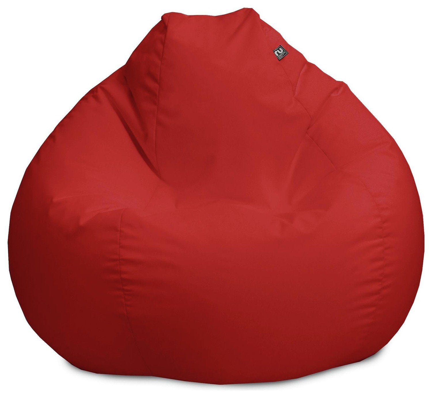 rucomfy Red Indoor Outdoor Bean Bag 110x80x80cm, imported from the UK