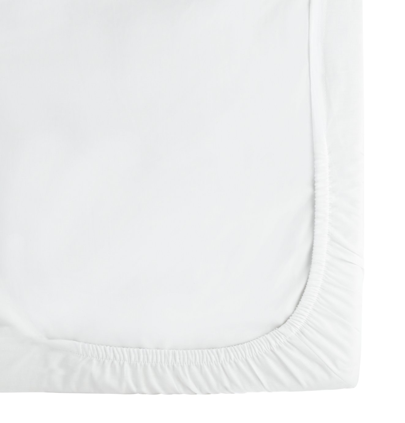 Habitat plain white toddler fitted sheet 140x70cm, UK version