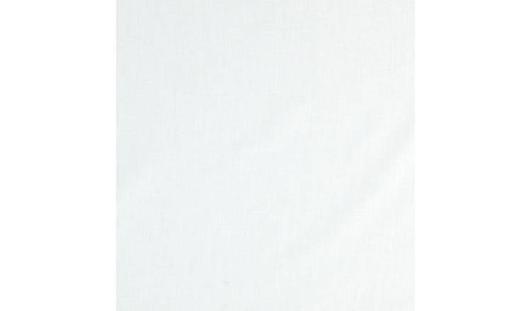 Habitat plain white toddler fitted sheet 140x70cm, UK version