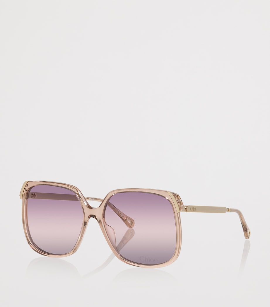 Chloé CH0286S rectangular acetate sunglasses - British product