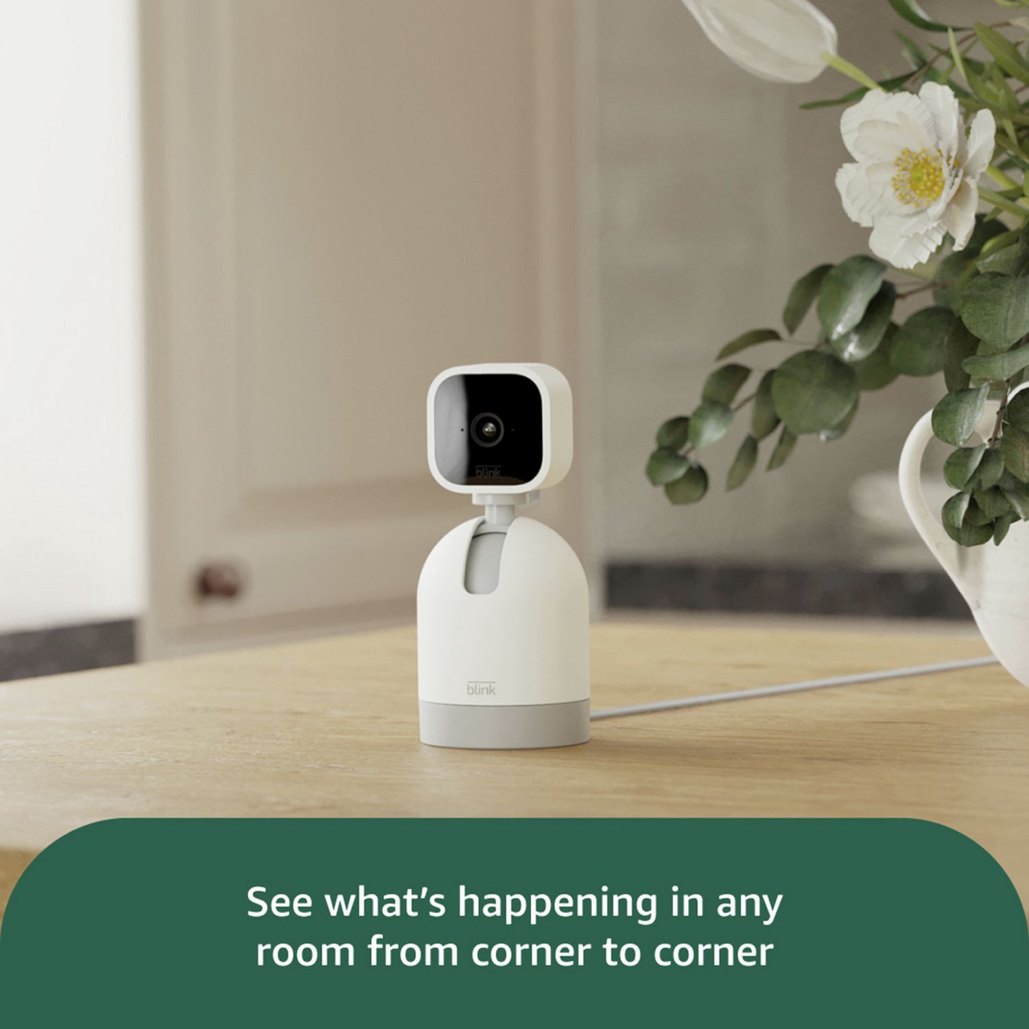 Blink Mini Pan Tilt Indoor Security Camera - British product