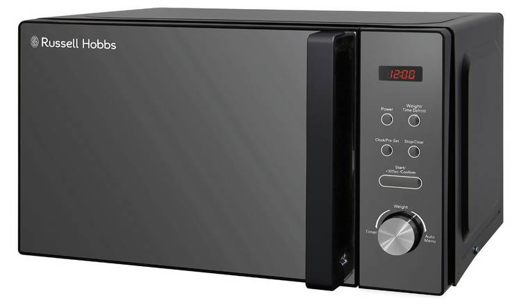 Russell Hobbs 800W Standard Microwave RHM2076B - Black GOODS Argos