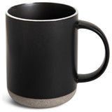 Habitat black stoneware mugs set of 4 410ml, UK version