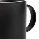 Habitat black stoneware mugs set of 4 410ml, UK version