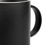 Habitat black stoneware mugs set of 4 410ml, UK version