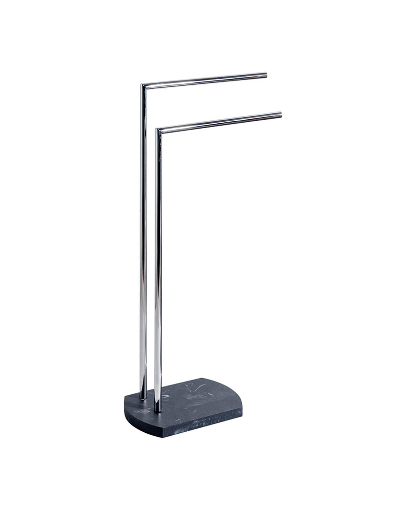 Showerdrape Grey Octavia freestanding towel stand 82cm (British brand)