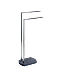 Showerdrape Grey Octavia freestanding towel stand 82cm (British brand)