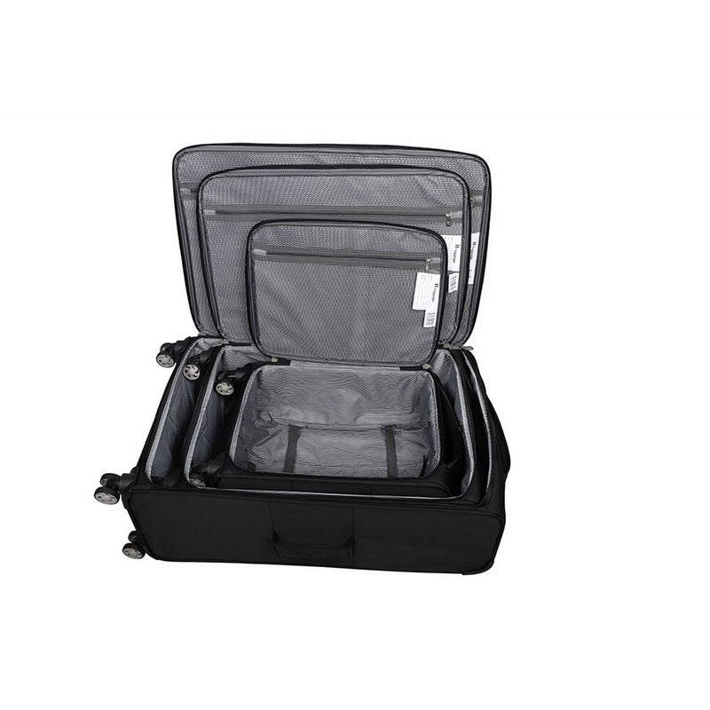 IT Luggage 8 wheel soft cabin suitcase 30 litre, UK version