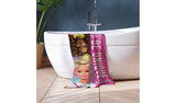 Barbie Be Unique bath towel multicoloured 70x140cm - British product