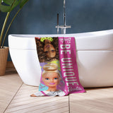 Barbie Be Unique bath towel multicoloured 70x140cm - British product