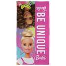 Barbie Be Unique bath towel multicoloured 70x140cm - British product