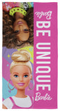Barbie Be Unique bath towel multicoloured 70x140cm - British product