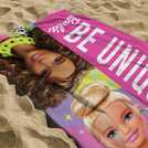Barbie Be Unique bath towel multicoloured 70x140cm - British product