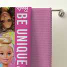 Barbie Be Unique bath towel multicoloured 70x140cm - British product