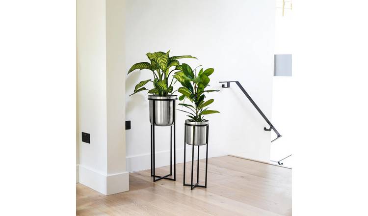 Ivyline Calla Planter Stand silver 58cm, UK version