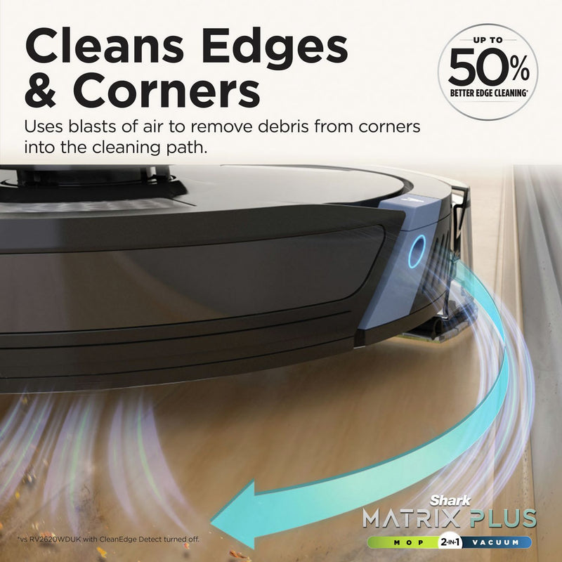Shark Matrix Plus robot vacuum and mop cordless - British product