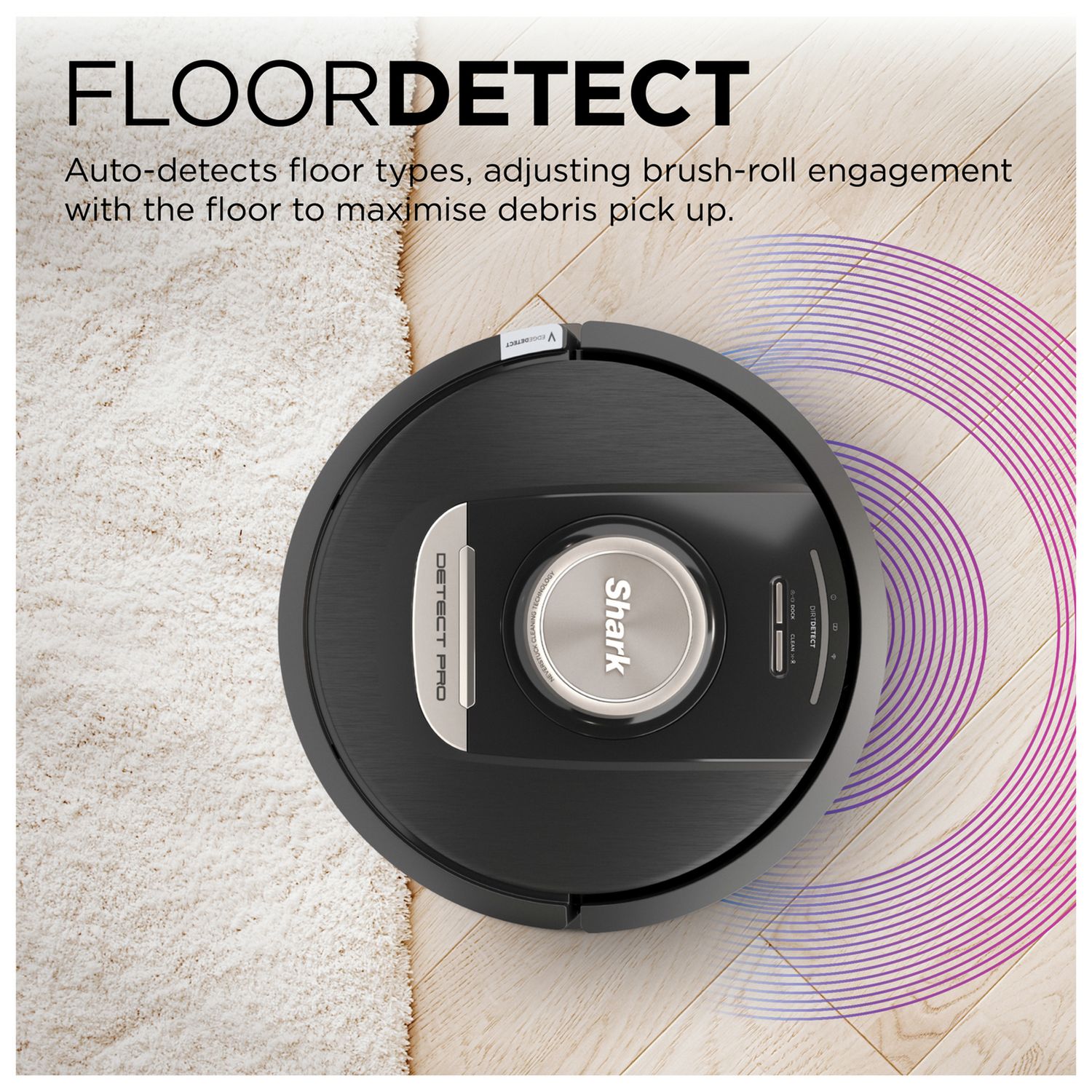 Shark PowerDetect Self-Empty Cordless Robot Vacuum Cleaner (British brand)