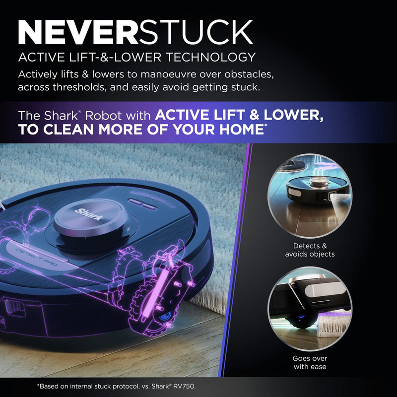 Shark PowerDetect Self-Empty Cordless Robot Vacuum Cleaner (British brand)