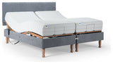 Mibed Memory Superking Adjustable Bed with Mattress Grey, imported from the UK