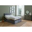 Mibed superking adjustable bed and mattress grey, imported from the UK