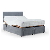 Mibed superking adjustable bed and mattress grey, imported from the UK