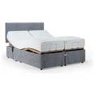 Mibed superking adjustable bed and mattress grey, imported from the UK