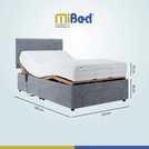 Mibed Small Double Adjustable Bed with Mattress, imported from the UK