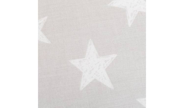 Habitat reversible star grey bedding set toddler, imported from the UK