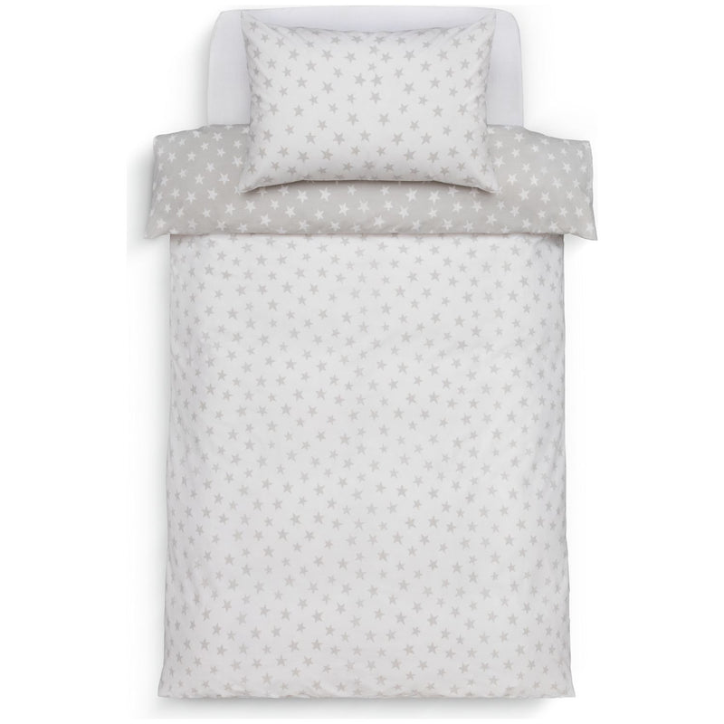 Habitat reversible star grey bedding set toddler, imported from the UK