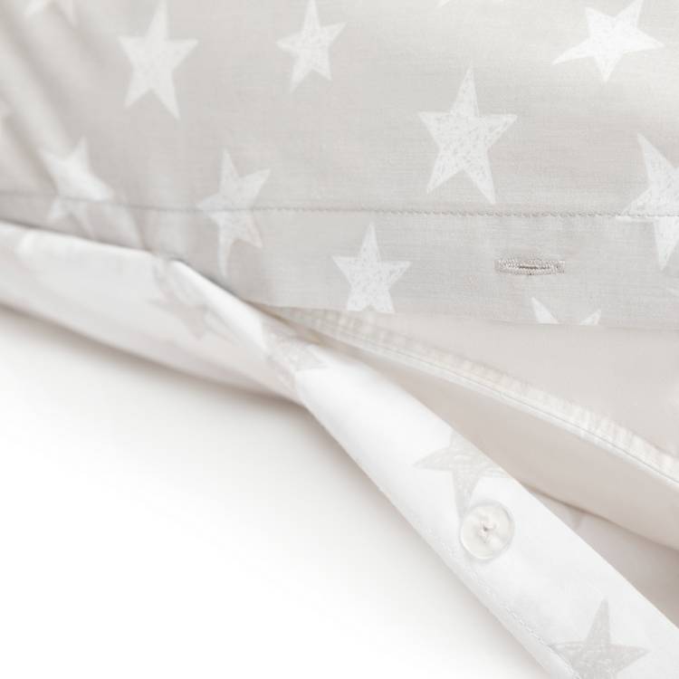 Habitat reversible star grey bedding set toddler, imported from the UK