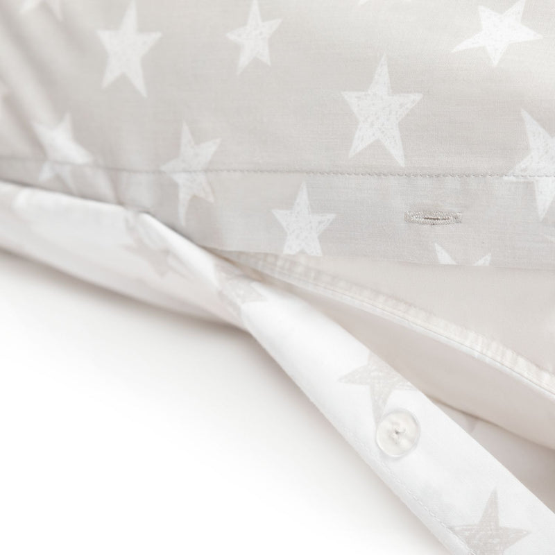 Habitat reversible star grey bedding set toddler, imported from the UK