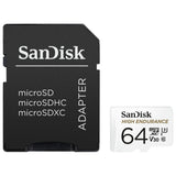 SanDisk microSD High Endurance 100MBs 64GB, imported from the UK