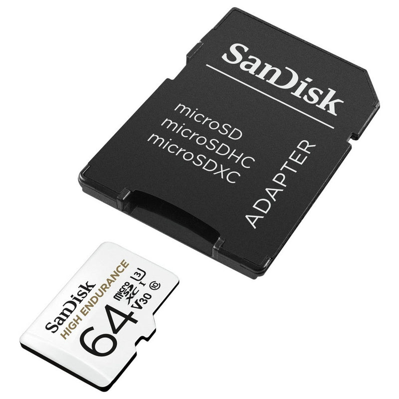 SanDisk microSD High Endurance 100MBs 64GB, imported from the UK