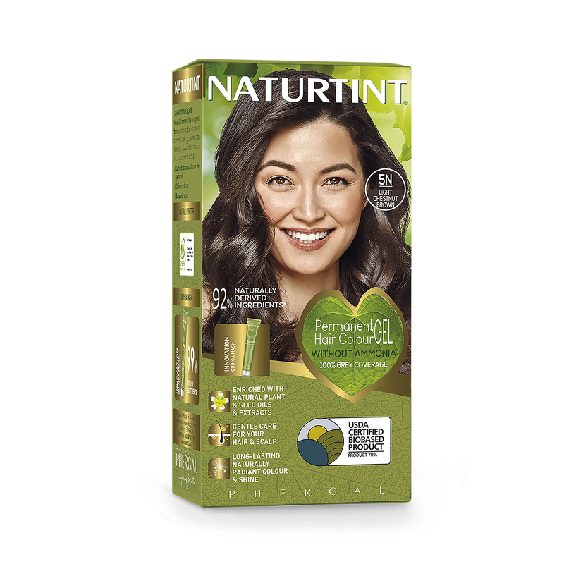 Naturtint 5N Light Chestnut Brown hair colour, UK version