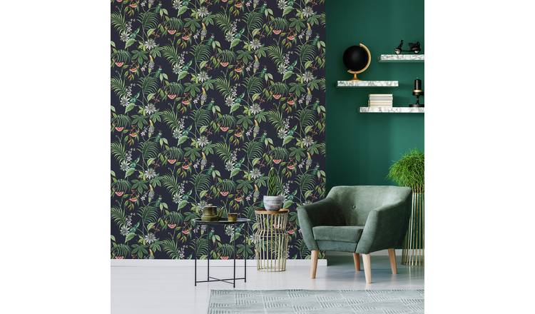 Superfresco Easy Adilah Dark Wallpaper Roll 10m x 52cm (British brand)