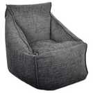 rucomfy Fabric Bean Bag Chair - Slate Grey