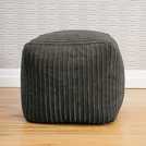 rucomfy slate grey bean bag cube 38cm, imported from the UK