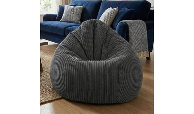 Argos rucomfy Jumbo Cord Slouchbag Bean Bag Slate Grey Bean Bag Chair- Buy online at McGrocer