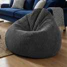 rucomfy Jumbo Bean Bag Slate Grey, imported from the UK