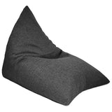 rucomfy charcoal barley humbug beanbag, imported from the UK